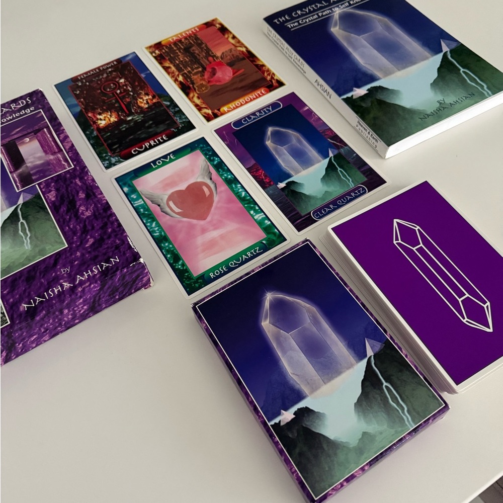 Crystal Oracle Card Deck Crystal ALLY CARDS FULL SET Exceptionally RARE